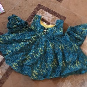 African print cold shoulder blouse
